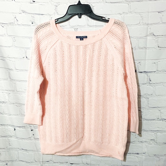 American Eagle Outfitters Sweaters - American Eagle Knitted Sweater Crew Neck sz M